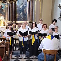 Der „Ukrainische Chor der Hoffnung" in der Hachenburger Pfarrkirche